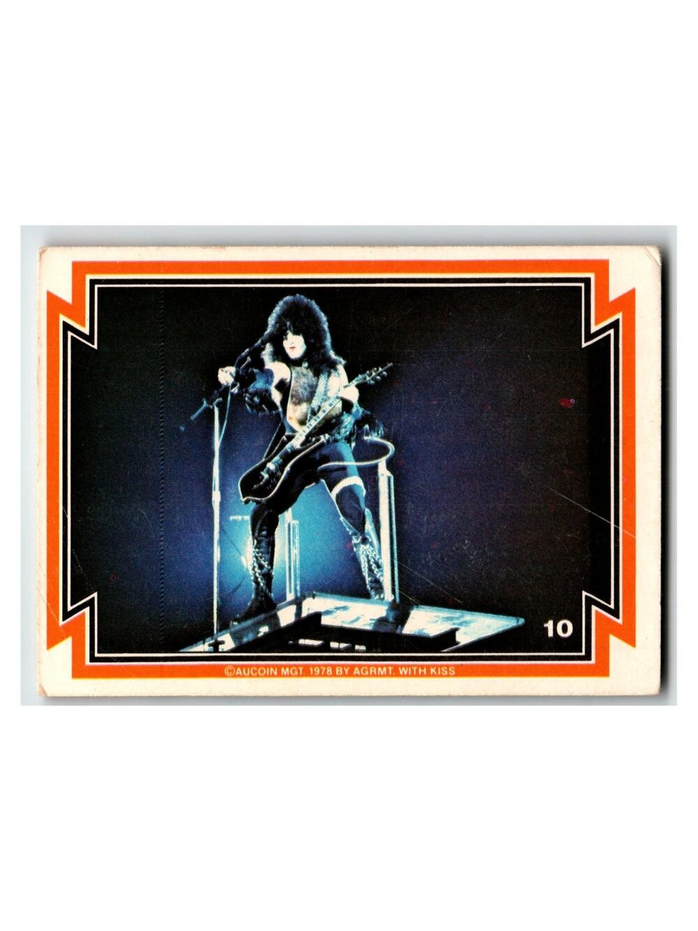 KISS Paul Stanley 1978 Topps Card #10 The Starchild